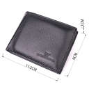 Удобное мужское портмоне из натуральной кожи ST Leather 22482 Черный thumbnail 3