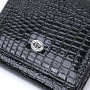 Компактний жіночий гаманець з натуральної лакованої шкіри ST Leather 22688 Чорний thumbnail 9