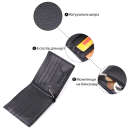 Чоловіче шкіряне портмоне із затискачем ST Leather 22485 Чорний thumbnail 7