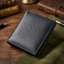 Гарний гаманець для жінок із натуральної шкіри ST Leather 22709 Чорний thumbnail 3