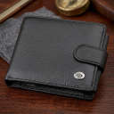 Чоловічий гаманець ST Leather 18334 (ST102) натуральна шкіра Чорний thumbnail 1