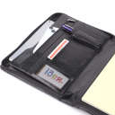 Оригинальная папка с блокнотом из гладкой натуральной кожи Tony Perotti 20850_1 (1278L nero) Черный thumbnail 7