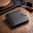 Чоловічий гаманець ST Leather 18339 (ST138) дуже стильний Чорний thumbnail 4