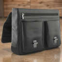 Чоловічий портфель з натуральної шкіри Tony Perotti Italico 9276G-35 (90416) Чорний thumbnail 6