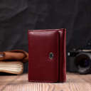 Женский кошелек горизонтального типа из натуральной кожи ST Leather 19479 Бордовый thumbnail 8