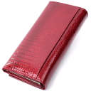 Кошелек для женщин из натуральной лакированной кожи ST Leather 22680 Красный thumbnail 2