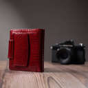 Лакований гаманець для жінок середнього розміру ST Leather 22685 Червоний thumbnail 14