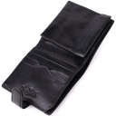 Стильный кошелек унисекс из глянцевой натуральной кожи Tony Perotti 20885_1 (1256 nero) Черный thumbnail 7