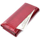 Кошелек для женщин из натуральной лакированной кожи ST Leather 22680 Красный thumbnail 9