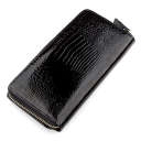 Гаманець жіночий ST Leather 18437 (S7001A) натуральна шкіра Чорний thumbnail 6