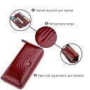 Кошелек женский ST Leather 18434 (S7001A) на молнии Бордовый thumbnail 7