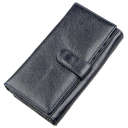 Гаманець-клатч з візитниці ST Leather 18880 Сіро-синій thumbnail 6