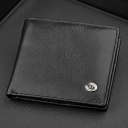 Чоловічий купюрник ST Leather 18305 (ST159) шкіряний Чорний thumbnail 1