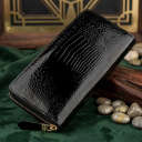 Гаманець жіночий ST Leather 18437 (S7001A) натуральна шкіра Чорний thumbnail 4