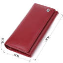 Вместительный женский кошелек из натуральной кожи ST Leather 23089 Бордовый thumbnail 6