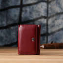 Компактний жіночий гаманець із натуральної шкіри ST Leather 23073 Бордовий thumbnail 13