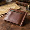 Зручний затискач для грошей із натуральної гладкої шкіри ST Leather 19427 Коричневий thumbnail 4