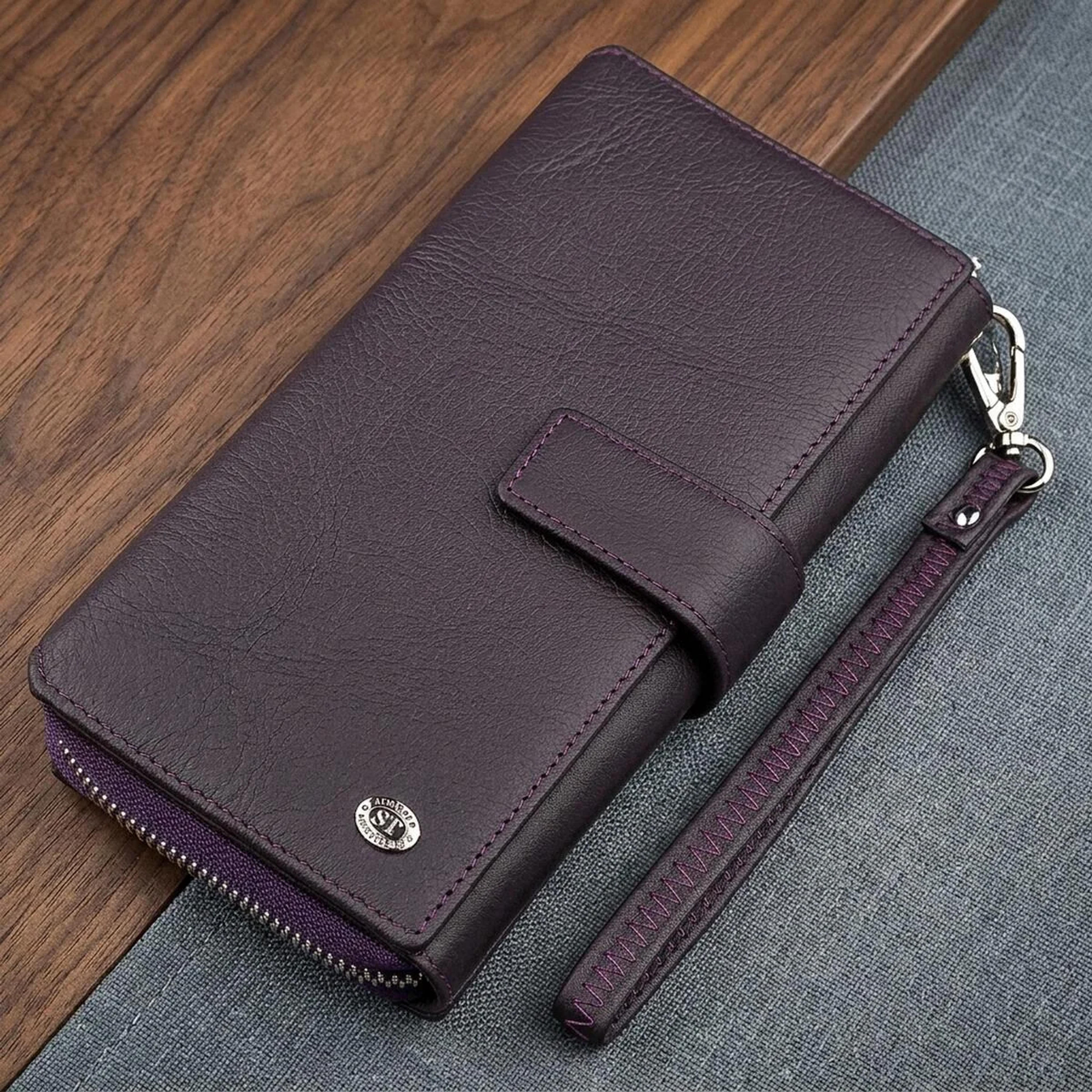 Кошелек женский ST Leather 18455 (SТ228) удобный Фиолетовый