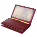 Візитниця-книжка ST Leather 19218 Бордова thumbnail 7