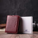 Женский кошелек среднего размера из натуральной кожи ST Leather 22551 Бордовый thumbnail 11