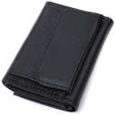 Удобный компактный кошелек с монетницей из натуральной кожи ST Leather 22742 Черный thumbnail 2