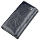 Гаманець-клатч з візитниці ST Leather 18880 Сіро-синій thumbnail 5