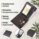 Кожаний чоловічий гаманець Vintage 20476 Коричневий thumbnail 3