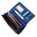 Кошелек женский ST Leather 18394 (S3001A) вместительный Синий thumbnail 6