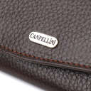 Жіночий гаманець зі зручним функціоналом шкіряний CANPELLINI 21723 Коричневий thumbnail 6