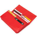 Жіночий шкіряний гаманець для карток купюр та монет ST Leather 19376 Червоний thumbnail 8