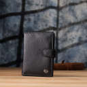Вместительная обложка на документы унисекс из натуральной кожи ST Leather 23116 Черный thumbnail 9