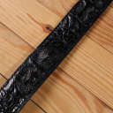 Ремінь-автомат CROCODILE LEATHER 18236 з натуральної шкіри крокодила (каймана) Чорний thumbnail 16