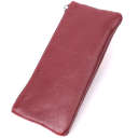 Шкіряна ключниця на блискавці ST Leather 22558 Бордовий thumbnail 2