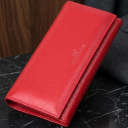 Чудовий жіночий гаманець з натуральної шкіри ST Leather 22524 Червоний thumbnail 1