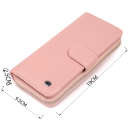Вертикальный вместительный кошелек из кожи женский ST Leather 19303 Розовый thumbnail 3