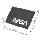 Шкіряна обкладинка для автодокументів з логотипом NASA GRANDE PELLE 11490 Чорний thumbnail 3