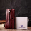 Містка ключниця з натуральної шкіри ST Leather 22508 Бордовий thumbnail 10