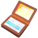 Практичная обложка на автодокументы в винтажной коже Сердце GRANDE PELLE 16711 Светло-коричневая thumbnail 7