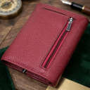 Шкіряний жіночий гаманець із монетницею ST Leather 19480 Бордовий thumbnail 3