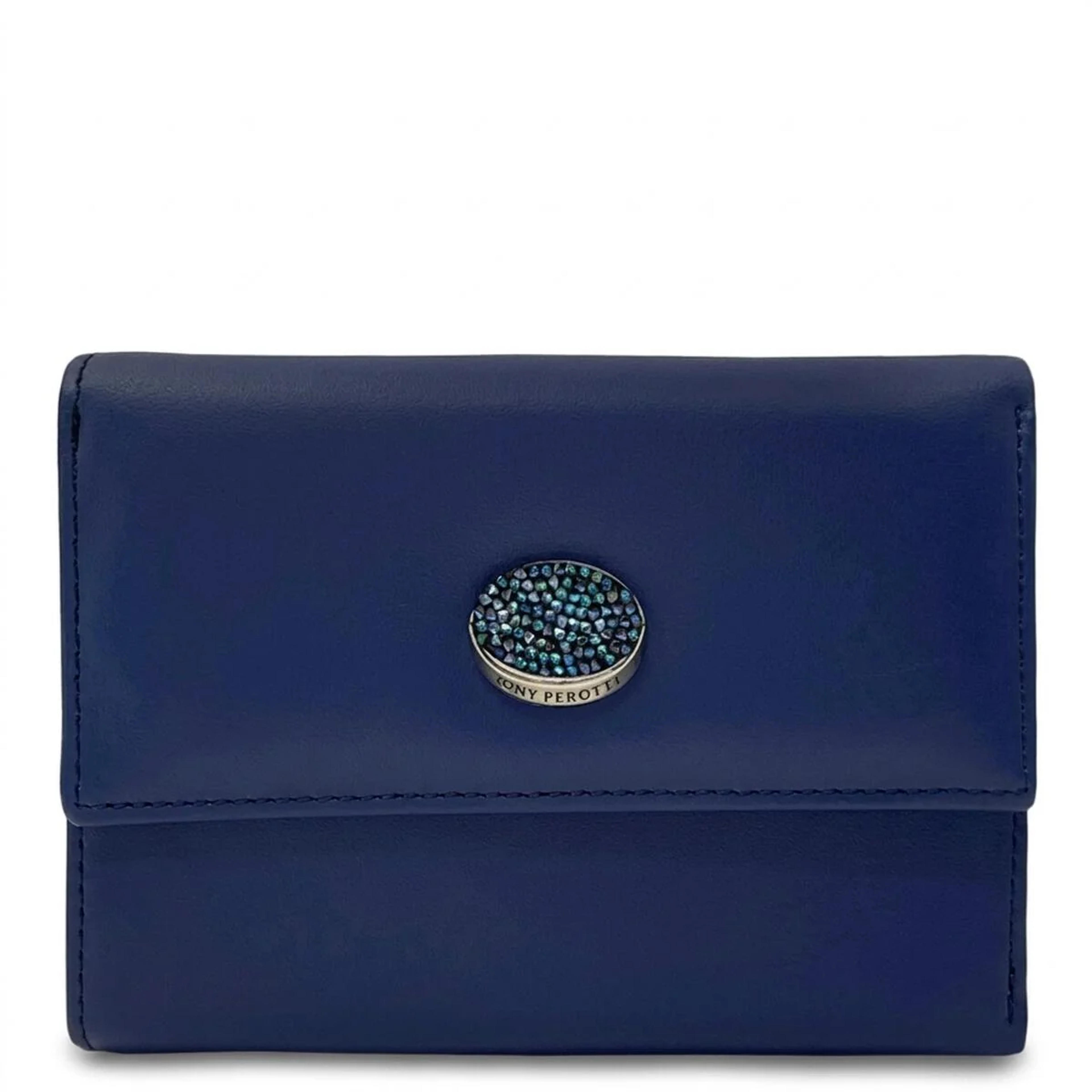 Жіночий гаманець Tony Perotti Swarovski 500N (90061) Синій