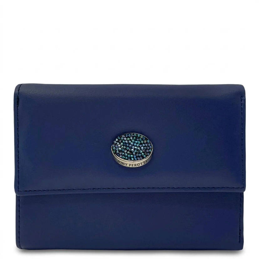 Жіночий гаманець Tony Perotti Swarovski 500N (90061) Синій