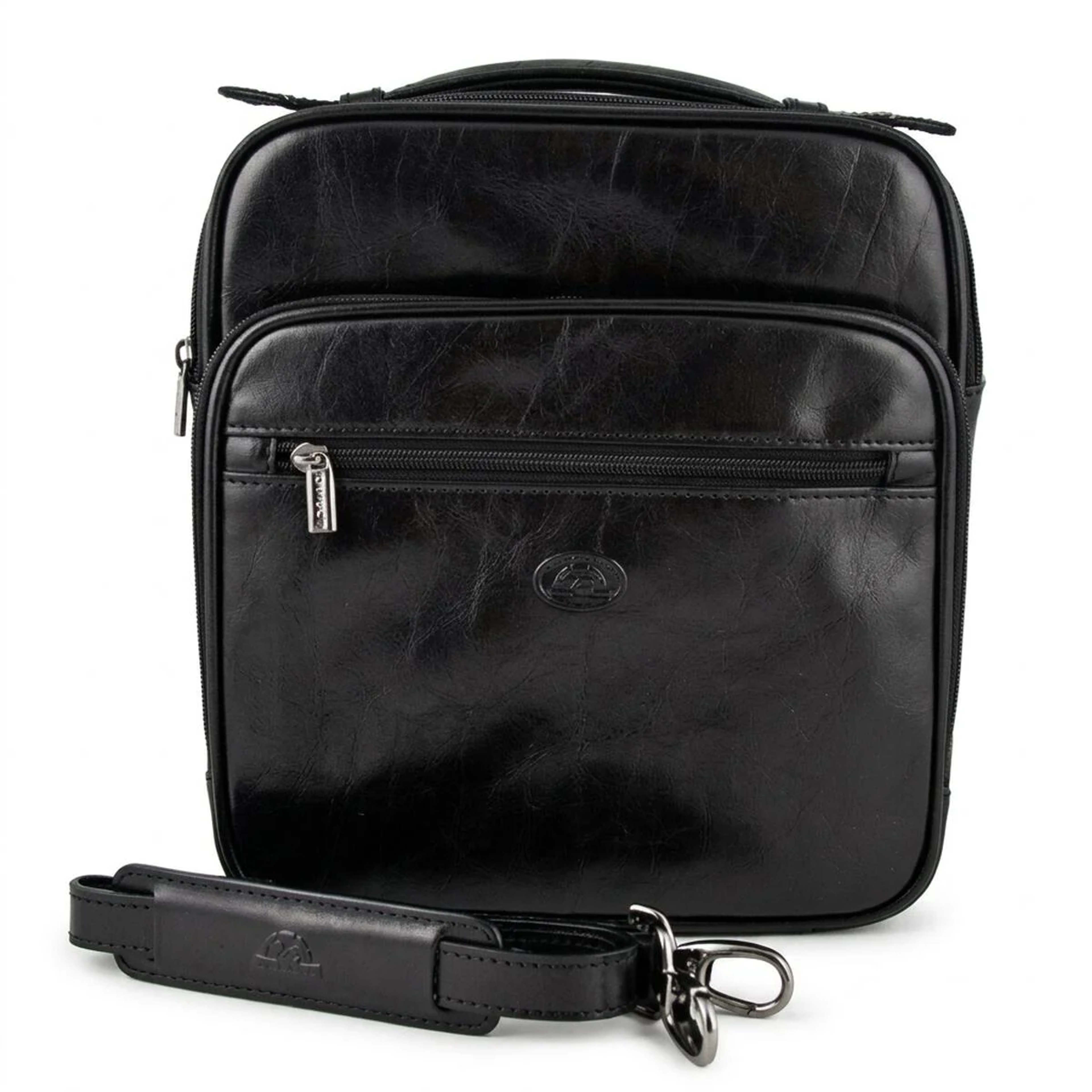 Чоловіча шкіряна сумка Tony Perotti Italico 7058 nero (90634) Чорна