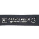 Кожаный брючный ремень для мужчин из квадратной пряжкой GRANDE PELLE 11678 Черный thumbnail 9