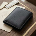 Жіночий шкіряний гаманець для карток купюр та монет ST Leather 22690 Чорний thumbnail 2