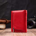 Женский яркий кошелек с монетницей из натуральной кожи ST Leather 19493 Красный thumbnail 13