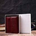 Жіночий шкіряний гаманець для карток купюр та монет ST Leather 19492 Бордовий thumbnail 13