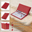 Візитниця-книжка ST Leather 19214 Червона thumbnail 3