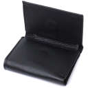 Удобный компактный кошелек с монетницей из натуральной кожи ST Leather 22742 Черный thumbnail 6