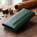 Гаманець на магнітах з клапаном жіночий ST Leather 19240 Зелений thumbnail 4