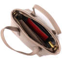 Жіноча сумка з двома ручками з натуральної шкіри Vintage 22283 Бежева thumbnail 9